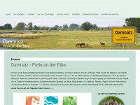 damnatz-elbtalaue.de Webseite Vorschau