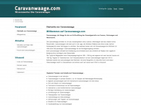 caravanwaage.com Webseite Vorschau
