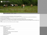 carbaeck-ranch.de Webseite Vorschau
