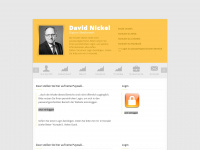 david-nickel.de Webseite Vorschau