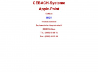 cebach.de Webseite Vorschau