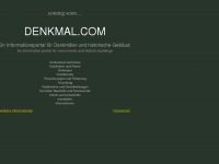 denkmal.com Webseite Vorschau