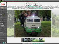 dampfbahn-leverkusen.com Webseite Vorschau