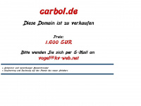 carbol.de Webseite Vorschau