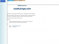 coolejungs.com Webseite Vorschau