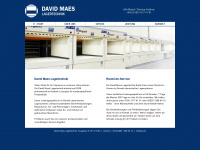 davidmaes-lagertechnik.de Webseite Vorschau