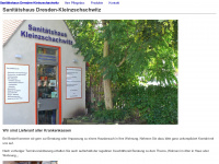 sanitaetshaus-dresden.de Webseite Vorschau