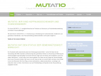 mutatio.com Webseite Vorschau