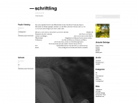 schriftling.wordpress.com Webseite Vorschau