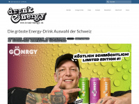 drinkenergy.ch Webseite Vorschau