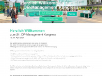 op-management-kongress.de Webseite Vorschau
