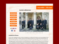 ensemble-officium.de Webseite Vorschau