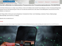 technopress.de Webseite Vorschau