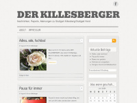 killesberger.wordpress.com Webseite Vorschau