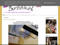 buchkleid.blogspot.com Webseite Vorschau