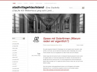 stadtvillagehtaufsland.wordpress.com Webseite Vorschau