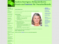 andrea-sauvigny.de Webseite Vorschau