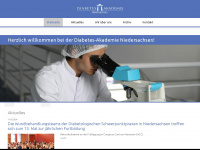diabetes-akademie-niedersachsen.org Webseite Vorschau