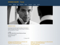 dennis-marr.de Webseite Vorschau