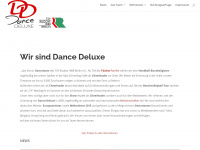 dance-deluxe.de Webseite Vorschau