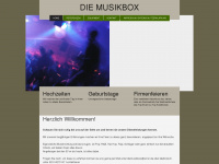diemusikbox.de Webseite Vorschau
