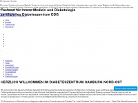 diabeteszentrum-hh-nordost.de Webseite Vorschau