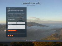 dominik-beck.de Webseite Vorschau