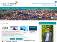 kirchhain.de Webseite Vorschau