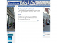 friedrichstrasse-schwerin.de Webseite Vorschau