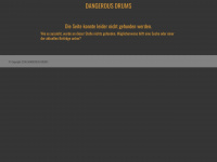 dangerous-drums.de Webseite Vorschau