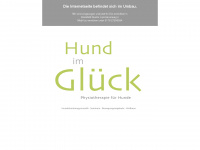 hundimglueck.com Webseite Vorschau