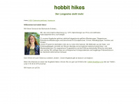 hobbit-hikes.de Webseite Vorschau