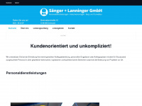 saenger-lanninger.de Webseite Vorschau