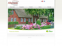 alkersum.de Webseite Vorschau