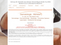 dermatologie-muehldorf.de Webseite Vorschau
