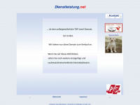 dienstleistung.net Webseite Vorschau