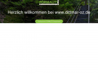 dittmar-oz.de Webseite Vorschau