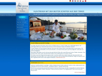 diva-yachting.com Webseite Vorschau