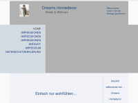 dreamshomedecor.de Webseite Vorschau