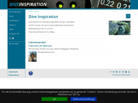 dive-inspiration.de Webseite Vorschau
