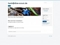 dive-scout.de Webseite Vorschau