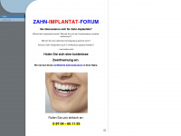 dental-klinik.de Webseite Vorschau
