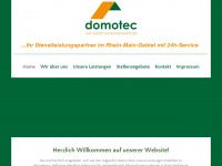 domotec.biz Webseite Vorschau
