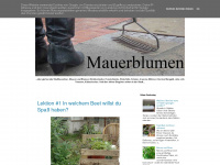 mauerblumen.blogspot.com Webseite Vorschau