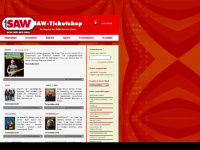 saw-ticketshop.de Webseite Vorschau