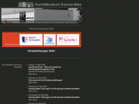 kunstmuseum-donauries.de Webseite Vorschau