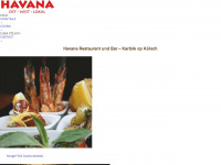 havana-koeln.de Webseite Vorschau