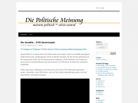 diepolitische.wordpress.com Webseite Vorschau