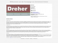dreher-moebel.de Webseite Vorschau