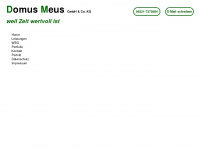 domusmeus.de Webseite Vorschau